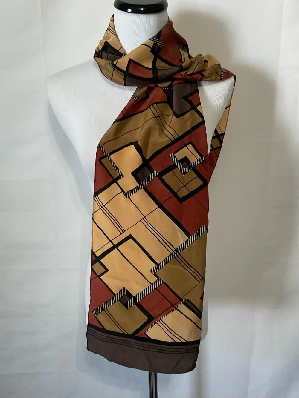 Halston Heritage silk scarf